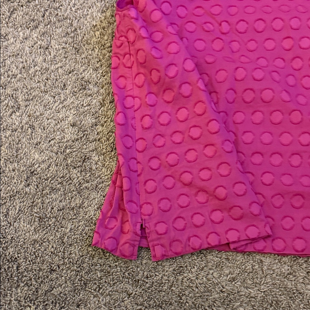 Talbots Fuchsia Textured Tank Top - Picture 6 of 6